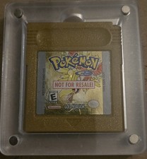 Pokemon Gold "Not For Resale"