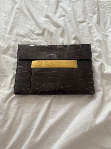 Pochette vintage pelle - pochette,