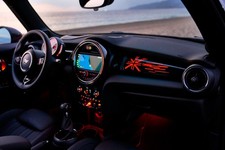 mascherina decorativa cruscotto LED bandiera inglese originale MINI F55 F56 F57