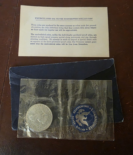 One dolllar eisenhower - $,