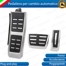 COPRIPEDALI COPRI PEDALI PEDALIERA ALLUMINIO CAMBIO AUTOMATICO AUDI A8 4H D4 MK3