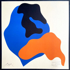 Jean Hans Arp Litografia 1978 180 ex. (Le Corbusier Man Ray Marcel Duchamp)