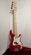 G&L SB-1 40th Anniversary Red Made in USA Basso Elettrico Solido Tipo PB