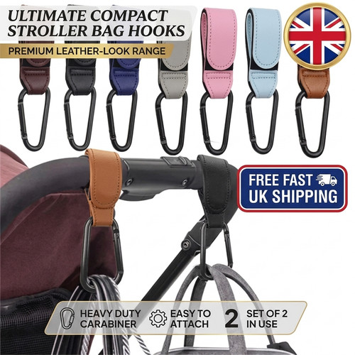 2xclip per passeggino pelle - 2xclip,
