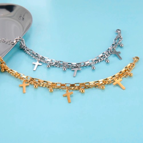 Bracciale doppio catena in - bracciale,