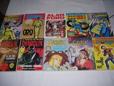 10 FUMETTI NERI SPIN OFF KRIMINAL DIABOLIK SATANIK DANIEL EL GRINGO ALAN FORD EC