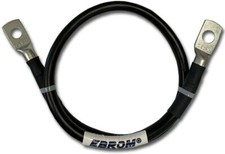 Cavo batteria 185 mm² NERO + occhielli ad anello/cavi M10/12/16 - 185 mm² 185 mm²