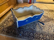 Antico Culla per Bambole Letto