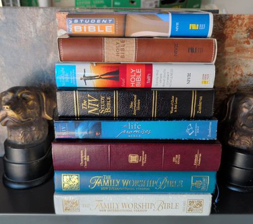Classic 1984 niv bible lot - 1984, j6