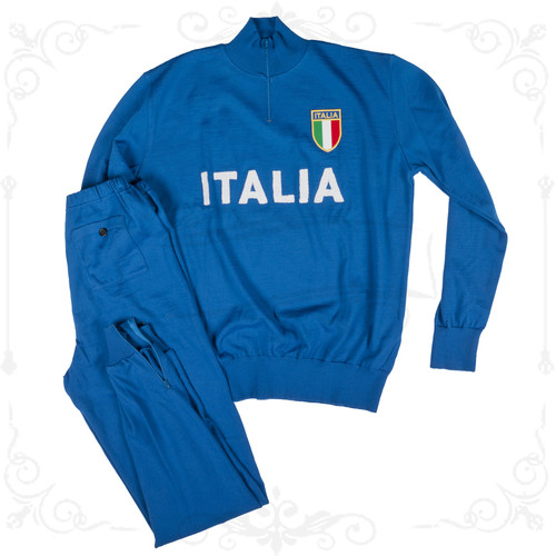 Tuta nazionale azzurra italia - tuta,