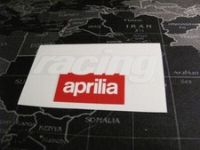 ADESIVO APRILIA RACING RS SR 125 250 50 RACING DECAL WHITED RED #43