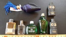 Lotto N° 7 Bottigie Miniature Profumo Uomo E Donna  Vintage Da Collezione 