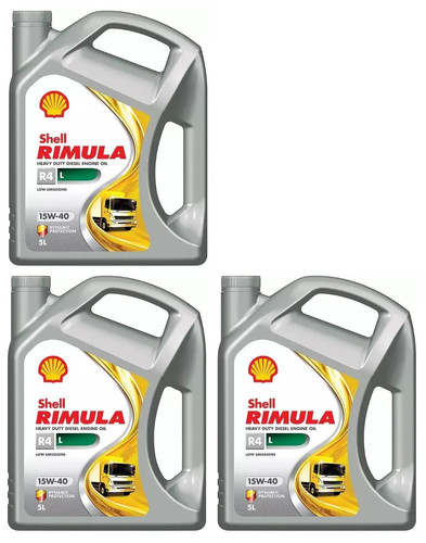 Olio motore 15l shell rimula - olio,