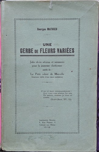Georges mathieu une - une, gerbe