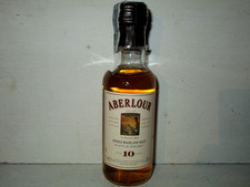 miniature mignon whisky ABERLOUR 10 years old SINGLE MALT