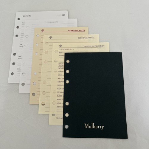 Organizzatore agenda mulberry - agenda,