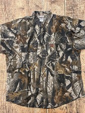 Woolrich Camicia Realtree Hardwood Lumberjack Tg XL Country Camouflage Vtg