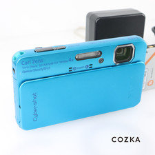 Vinile N.Mint 】 Sony Cyber-Shot DSC-TX10 Blu 12.2MP Digitale Videocamera Da Jpn