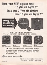 Pubblicità Stampa Vintage Produzione Strumenti Aviazione 1962 AIM Gyros Aircraft