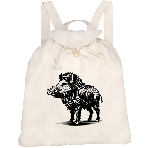 Zaino tela wild boar - in,