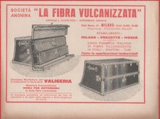 Società Anonima "La fibra vulcanizzata".  Advertising  1924