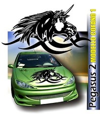 Car tuning stickers tribal