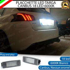 PLACCHETTE A LED LUCI TARGA 18