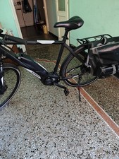 Bici elettrica pedalata assistita Winora Yucatan 9 tg M +2 Borse Vaude Aqua Back
