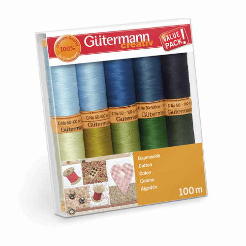 Gutermann filo cotone - gutermann, set