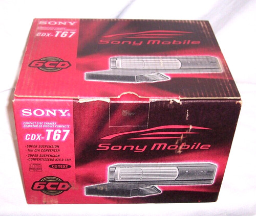 Sony cdx t67 - 6, disc