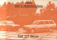 FIAT 127 DIESEL libretto uso e