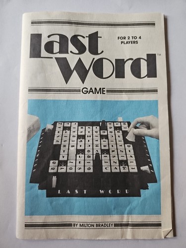 Gioco tavolo last word 1985 - gioco,