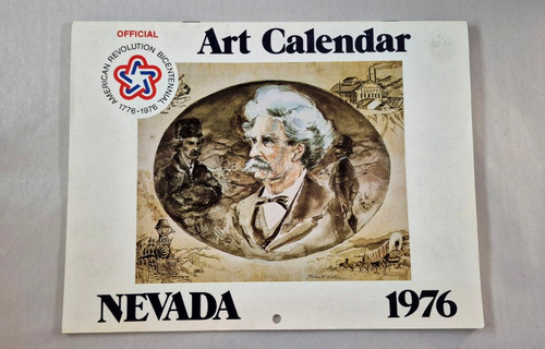 Calendario arte nevada - arte, 1976