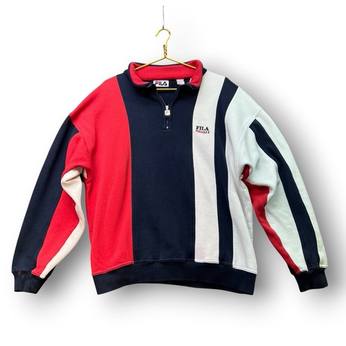 Felpa vintage fila italia - italia, 1/4