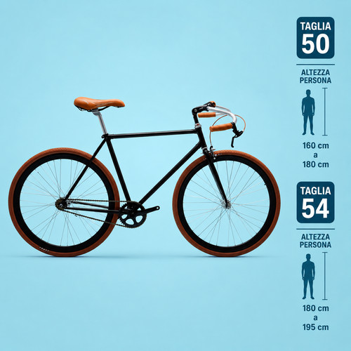 Bici fixed uomo alluminio - fixed,