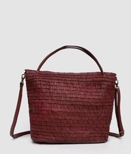 MAJO Tracolla Hobo in pelle italiana rosso mattone SPLENDIDA! Affitti 700€