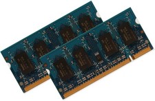 2x 1 GB 2 GB DDR2 notebook