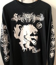 Satanic Warmaster - T-shirt manica lunga cotone nero S-2XL SACRIFIENBLUT JU717