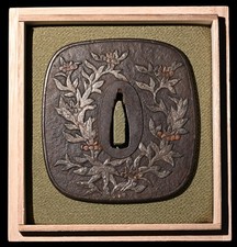 Tsuba giapponese antico - , in