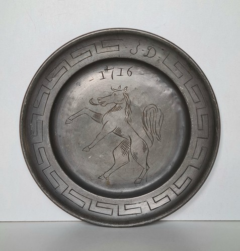 Antica piatto peltro - antica,