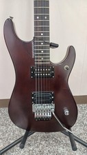 WASHBURN N4 tastiera usata corpo in ontano collo in acero ebano marrone con c...