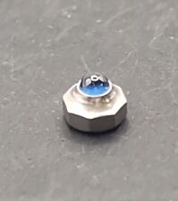 Corona cabochon Cartier 112000r Panthere acciaio con zaffiro blu D.3.6mm H.3.1mm