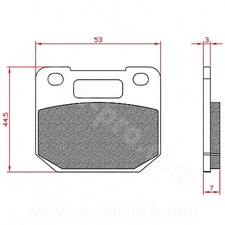 PASTIGLIE FRENO BRENTA PER