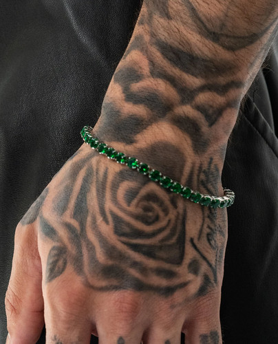 Bracciale trilogy tennis verde - trilogy,
