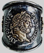 Anello Argento ORO Romano