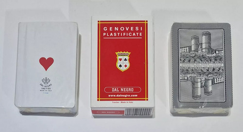 Carte genovesi plastificate - carte,