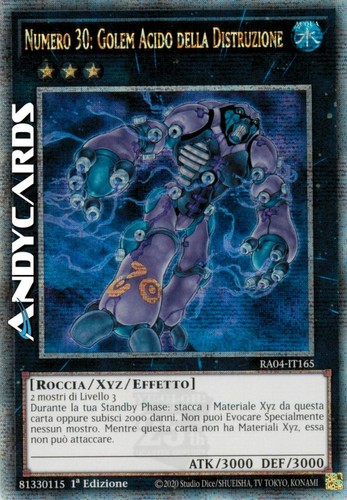 Numero golem acido della - 30:,