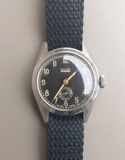 Orologio Vintage Mulco Quadrante Nero Bumper Automatico Acciaio Anni 40 Militare Seconda Guerra Mondiale Subacqueo