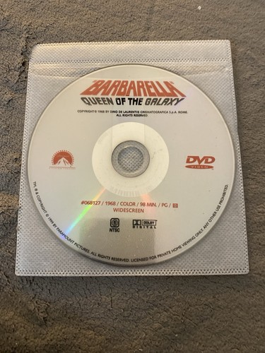 Barbarella dvd jane fonda - barbarella,