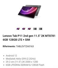 Lenovo TabP11 (gen 2) 6gb e Tastiera (anche custodia) Lenovo per TabP11 (Gen 2)
